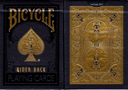 tour de magie : Bicycle Black and Gold Premium Playing cards