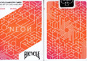 Bicycle NEON Cardistry Playing Cards (Orange Bump)