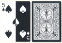 Oferta Flash  : Carte Tiger 5 de pique Noir et blanc