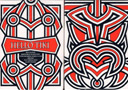 Hello Tiki (White) Playing Cards