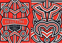 Hello Tiki (Red) Playing Cards