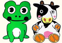 Cow and Frog (Small)