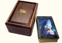tour de magie : Deluxe Titanic Tarot Cards (Wood Box and Boarding Pass)