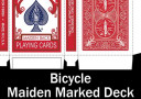 article de magie Jeu Bicycle Maiden Back (Marqué)