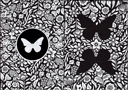 Baraja Butterfly Negra y Blanco (Edicion Limitada)