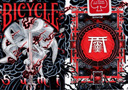 article de magie Jeu Bicycle Sumi Kitsune Tale Teller (Rouge)
