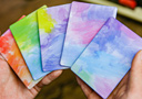 article de magie Jelly Cardistry Training TCC Rainbow (5 cartes) dupliqué