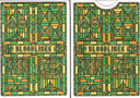 tour de magie : Bloodlines (Emerald Green) Playing Cards by Riffle Shuffle