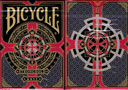 Bicycle Stronghold Crimson Playing Cards