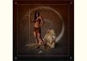 article de magie Tapis de taromancie ASTRO (Lion)