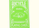 tour de magie : Jeu Bicycle Fragment (Vert)