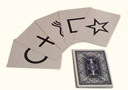 tour de magie : E.S.P. Testing deck (Jumbo cards)
