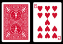 Bicycle 8 of Hearts Unit Card