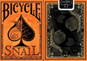 Bicycle Snail (Orange) Playing Cards