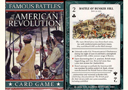 Famous Battles of the American Revolution Playing Cards