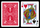 Double Index BICYCLE Card Jack of heart/Jack of spades