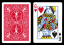 tour de magie : BICYCLE Double Index - Queen of heart/King of Spade