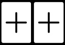 Bicycle ESP Double Face Unit Card (Cross/ Cross)