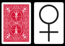 Carte Bicycle Symbole Femme