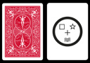 article de magie Carte Smiley ESP (5 Symboles)