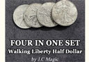 tour de magie : Four in One Walking Liberty Half Dollar