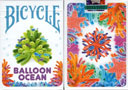 Bicycle Balloon Stripper (Ocean) Playing Cards