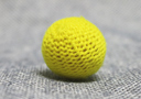 Crochet Ball .75 inch Single (Yellow)