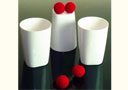 article de magie Chop Cup and Balls Combo (aspect porcelaine)