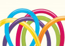 Vuelta magia  : Globos Qualatex 260 Tropical Surtido