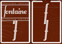 tour de magie : Fontaine: Chocolate Playing Cards