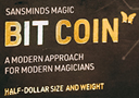 tour de magie : The Bit Coin Gold (3 coin set and Online Instructions)