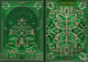 tour de magie : Babylon (Forest Green) Playing Cards by Riffle Shuffle