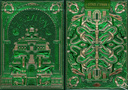 Babylon (Forest Green) Playing Cards by Riffle Shuffle