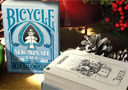 Snowman Bicycle playing cards