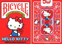 tour de magie : Bicycle Hello Kitty 50th