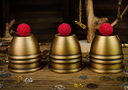 tour de magie : Artistic Combo Cups and Balls (Brass) by TCC