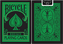 Bicycle Reverse Deck (Green and Black)