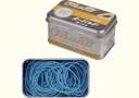 tour de magie : Elastiques Japonais (Boite de 200 / Bleus) 3,8 cm