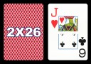 tour de magie : Baraja de forzaje Bee indice grande 2x26