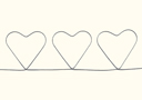 WireGram 3 of Hearts