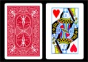 tour de magie : Queen of Heart Bicycle Card Without Index