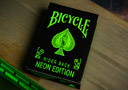 article de magie Jeu Bicycle Neon Green-Glo