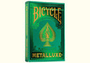 tour de magie : Jeu Bicycle Metalluxe Vert