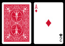 BICYCLE Double Index- Ace of Diamonds/2 of Clubs