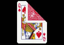 Reverse color Card Queen of Spades
