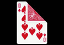 Reverse color Card 10 of Spades