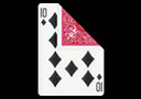 Reverse color Card 10 of Diamonds