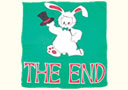 article de magie Foulard Lapin New The End (90 x 90 cm)