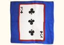 Card silk 12'' 3 of Clubs