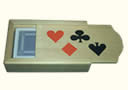 article de magie Etui de cartes en bois avec jeu